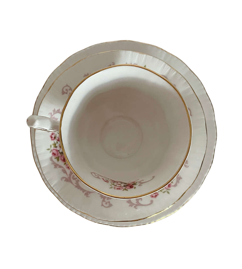 Vintage Paragon Rose Bouquet Teacup Trio - Fine Bone China, Royal Warrant