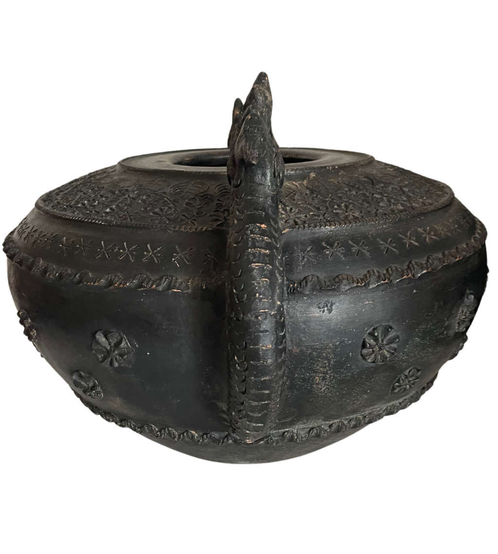 Reduced Price - Rare  Bronze Ming Dynasty Bowl with Dragon Handles, Large 55cm Size