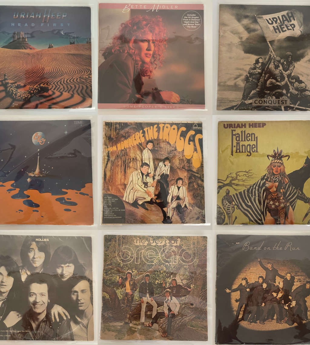 40+ Vinyl Record Collection: Classic Rock, Pop, and More Albums LP Combo Sale