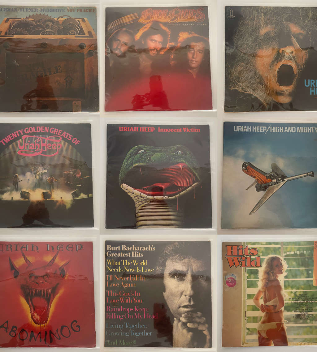 40+ Vinyl Record Collection: Classic Rock, Pop, and More Albums LP Combo Sale