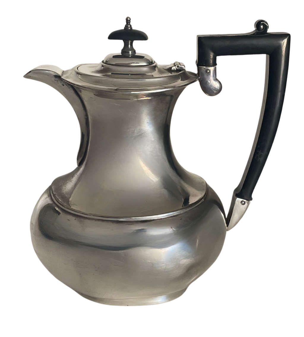 Silver-Plated Sheffield EPNS Teapot with Bakelite Handle and Finial