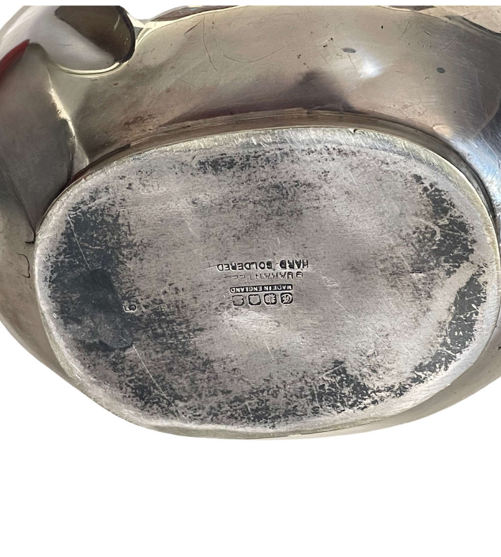 Silver-Plated Sheffield EPNS Teapot with Bakelite Handle and Finial