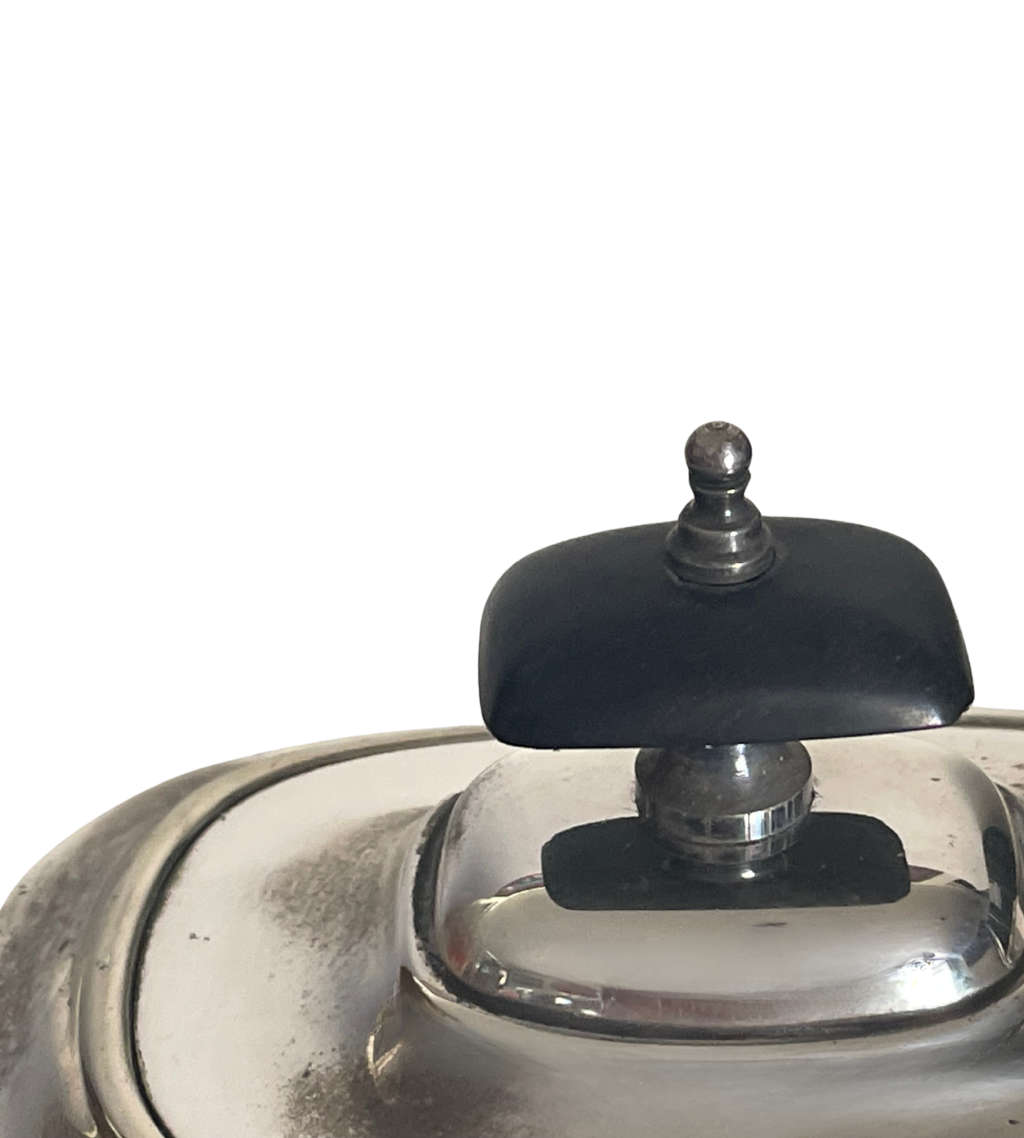 Silver-Plated Sheffield EPNS Teapot with Bakelite Handle and Finial
