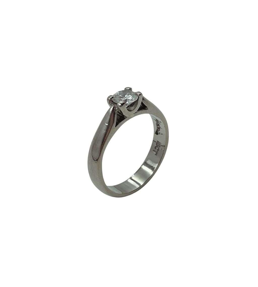 Reduced! Exclusive 18ct White Gold Engagement Ring with 0.35ct Natural Diamond by Rosanna Moskovitch
