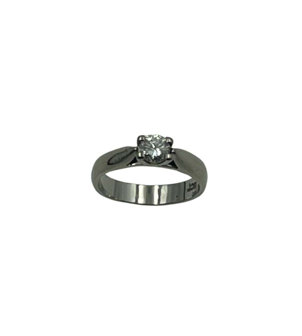Reduced! Exclusive 18ct White Gold Engagement Ring with 0.35ct Natural Diamond by Rosanna Moskovitch