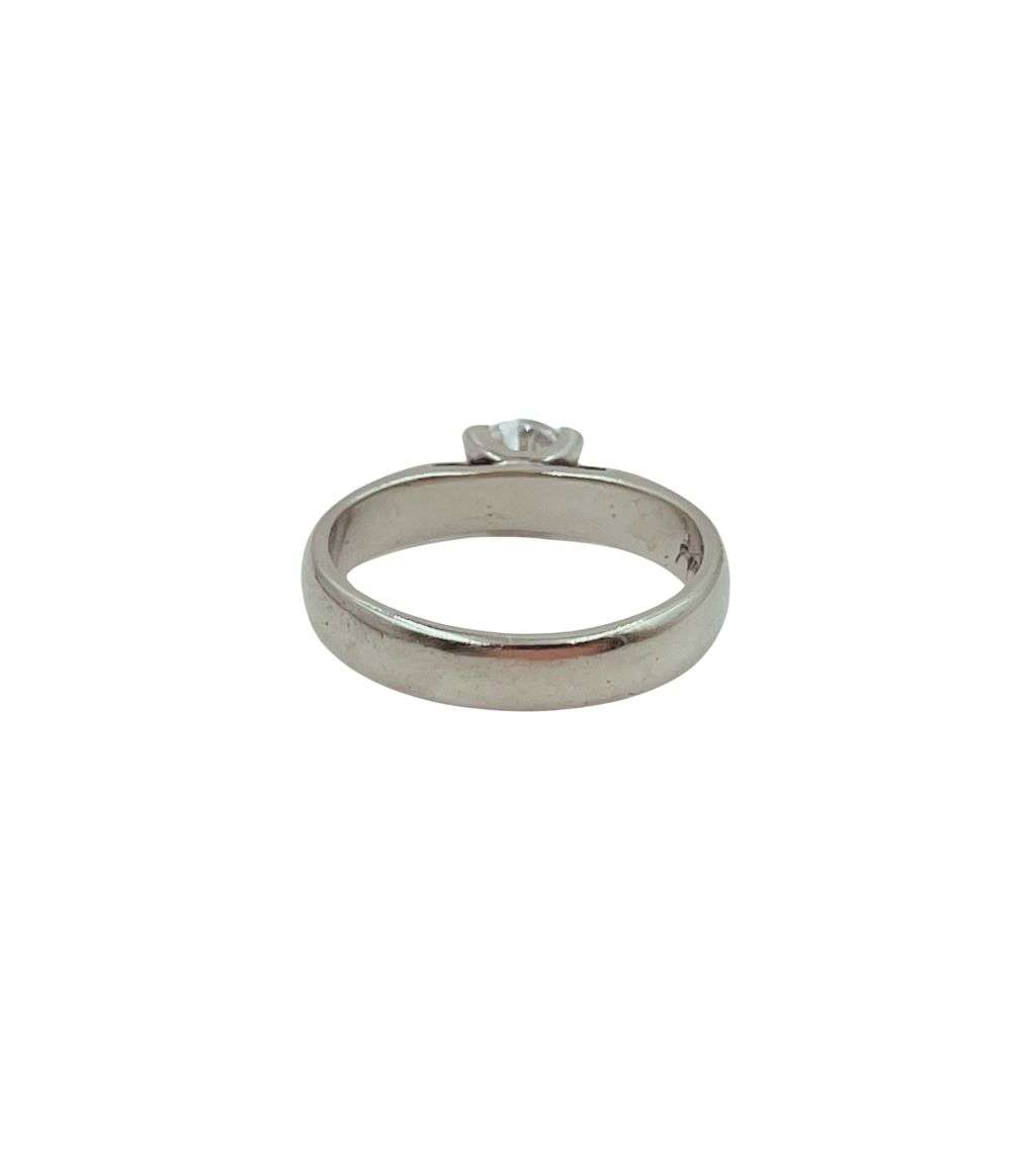 Reduced! Exclusive 18ct White Gold Engagement Ring with 0.35ct Natural Diamond by Rosanna Moskovitch