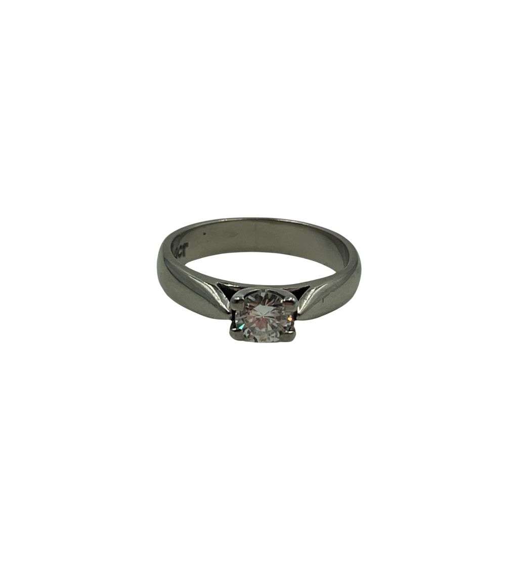 Reduced! Exclusive 18ct White Gold Engagement Ring with 0.35ct Natural Diamond by Rosanna Moskovitch