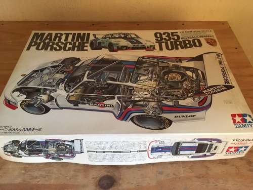 TAMIYA MARTINI PORSCHE 935 TURBO 1:12 IDENTICAL SCALE MODEL KIT (UNBUILT)