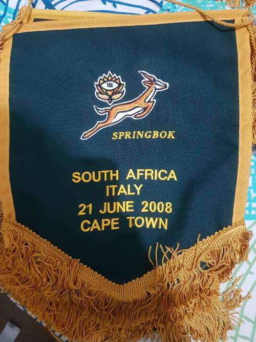 Springboks vs Italy pennant (2008)