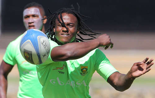 Springbok (blitzboks) sevens warm-up/practice jersey + pennant