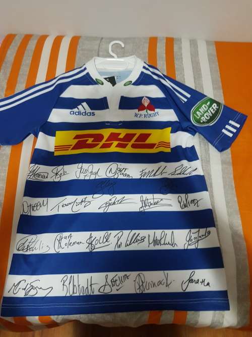 WP Rugby jersey signed - 2014 Currie Cup champs