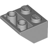 LEGO GRAY BROWN BLACK SLOPE INIVERTED 45 2X2
