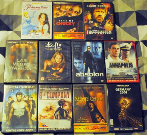 JOB LOT OF 11 DVDS