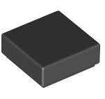 LEGO DARK GREY TILE 1X1 WITH GROOVE