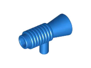 LEGO BLUE MINIFIG UTENSIL LOUDHAILER / MEGAPHONE / SW BLASTER