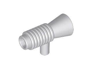 LEGO LIGHT GREY MINIFIG UTENSIL LOUDHAILER / MEGAPHONE / SW BLASTER
