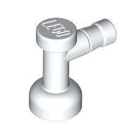 LEGO WHITE TAP 1X1 WITHOUT HOLE IN END