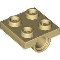 LEGO TAN TECHNIC BEARING PLATE 2X2