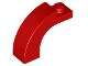 LEGO RED ARCH 1X3X2 WITH CURVED TOP