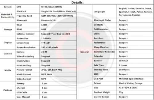 SMART WATCH with calling feature