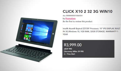 CLICK 10" LAPTOP / NOTEPAD