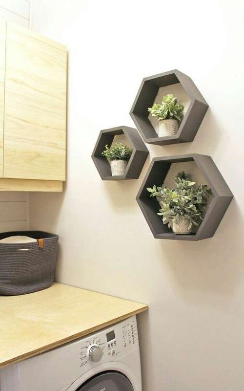 Honey comb shelves