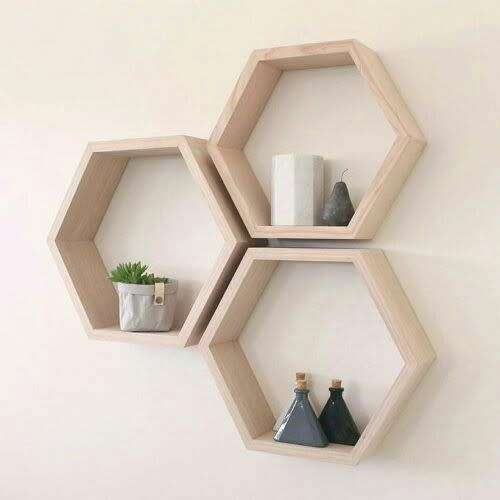 Honey comb shelves