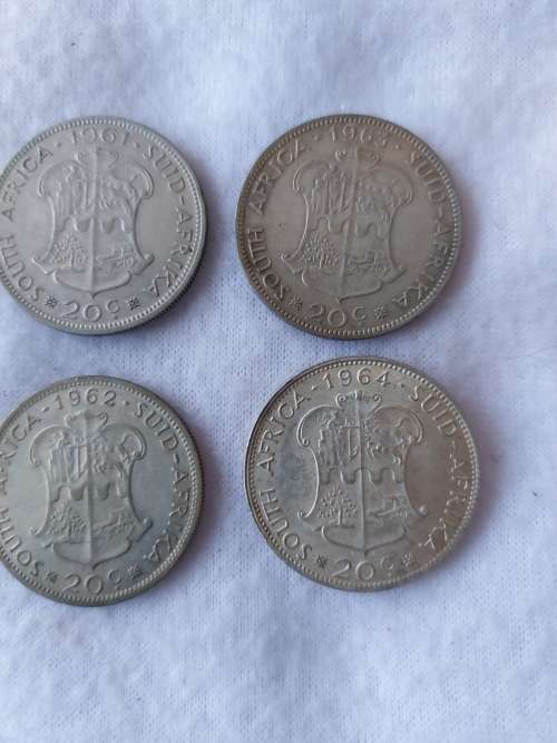 4 x silver 20 cent