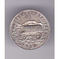 Voortrekker eeufees 1839 -1939 Sterling silver 4.3gr.Pin badge in Perfect condition