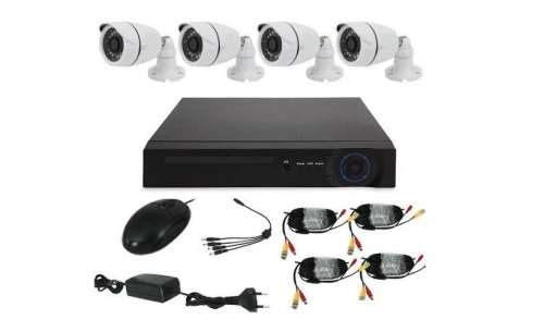 AHD CCTV - 4 Channel camera system - Full Kit Perfect security cameras with internet & phone viewing