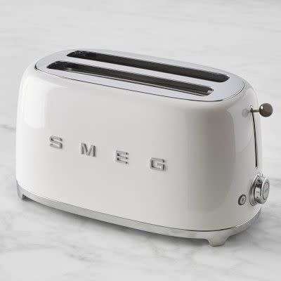 SMEG 4 slice toaster (white)
