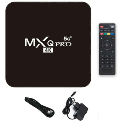 Latest MXQ PRO 4K 2GB RAM 16GB ROM 5G Android TV Box - Streaming and media player