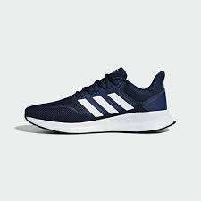 ADIDAS FALCON F36201 NAVY/WHITE MENS| RUNNING SHOES | JOGGING -  Size 6 -  12