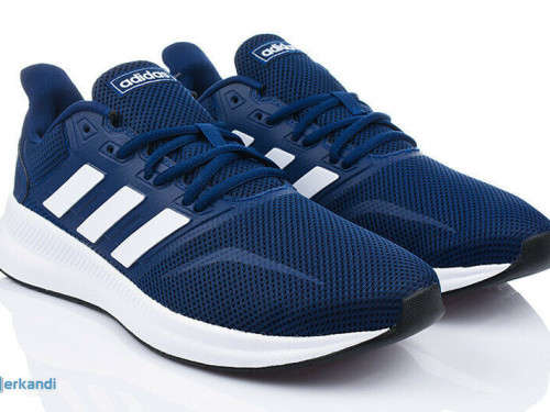 ADIDAS FALCON F36201 NAVY/WHITE MENS| RUNNING SHOES | JOGGING -  Size 6 -  12