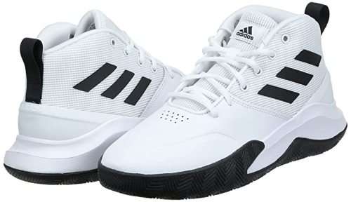 ADIDAS Own The Game Basletball shoes (ee9631) (white/black) Size 6 -  12