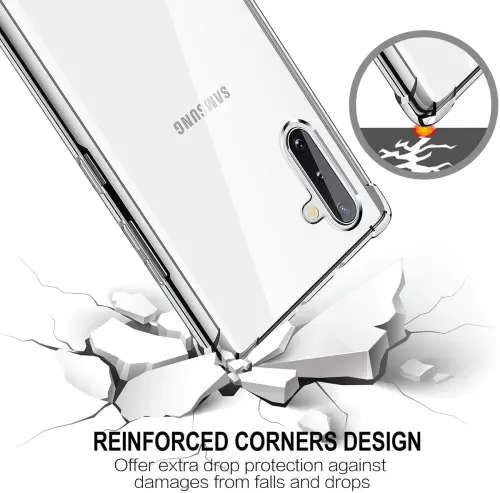 Samsung Galaxy Note 10+ Clear Shockproof Protective Case