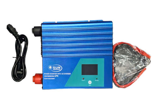 Sun 2000 watt inverter with AC charger and 100ah deep cell gel battery combo