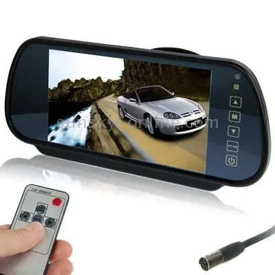 7 inch Rear View TFT-LCD Color Car Monitor , Support Reverse Automatic Screen Function