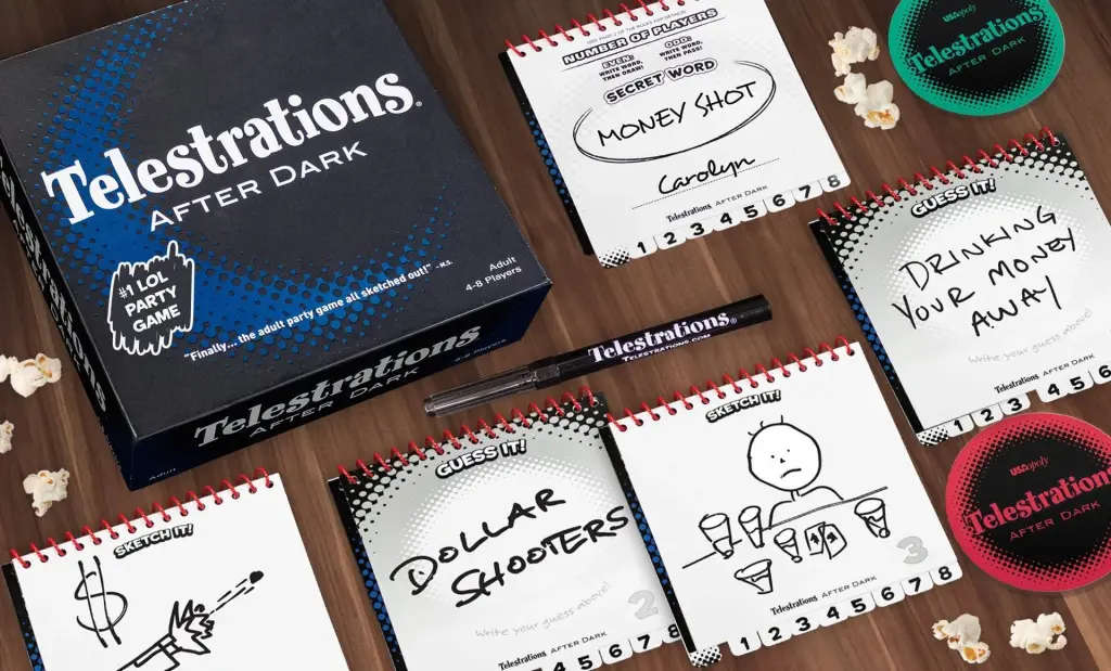 Telestrations After Dark Board Game English