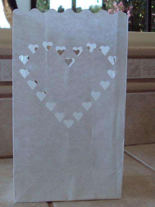 Pack of 10  Paper Candle Lantern bags