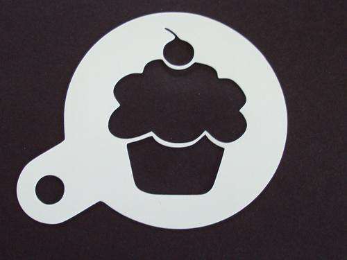 COFFEE OR CUPCAKE STENCIL