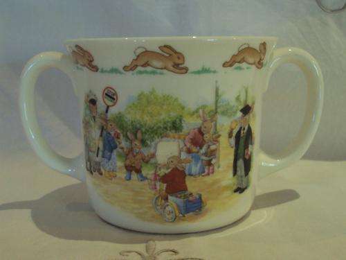 ROYAL DOULTON BUNNYKINS. 2 HANDLED HUG-A-MUG