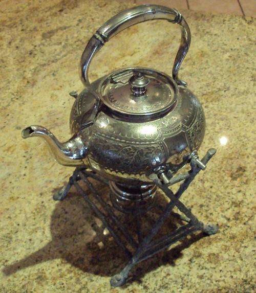 FENTON BROTHERS SPIRIT KETTLE.