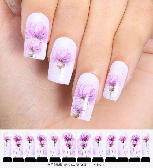 12 NAIL DECALS / WRAPS - LATEST EUROPEAN NAIL CRAZE !!!