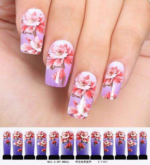 12 NAIL DECALS / WRAPS - LATEST EUROPEAN NAIL CRAZE !!!