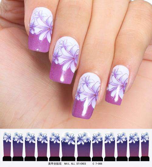 12 NAIL DECALS / WRAPS - LATEST EUROPEAN NAIL CRAZE !!!