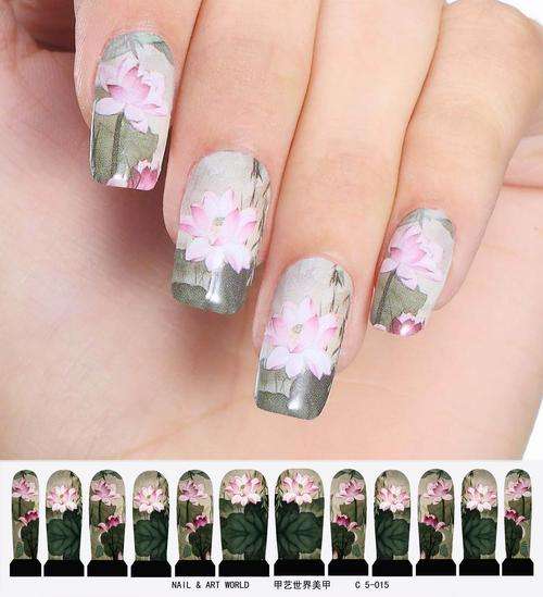 12 NAIL DECALS / WRAPS - LATEST EUROPEAN NAIL CRAZE !!!