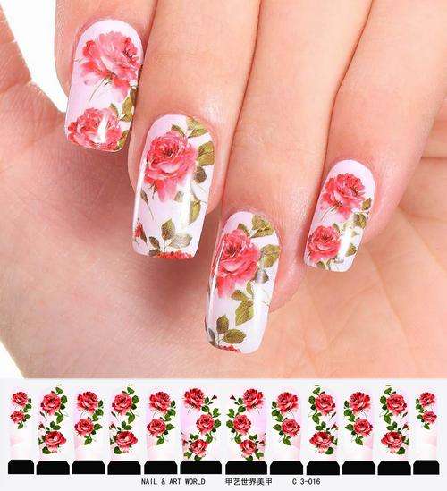 12 NAIL DECALS / WRAPS - LATEST EUROPEAN NAIL CRAZE !!!