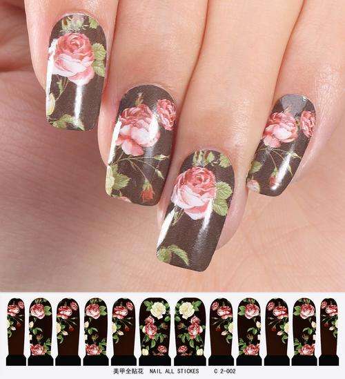 12 NAIL DECALS / WRAPS - LATEST EUROPEAN NAIL CRAZE !!!