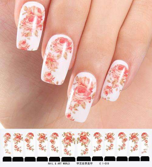 12 NAIL DECALS / WRAPS - LATEST EUROPEAN NAIL CRAZE !!!
